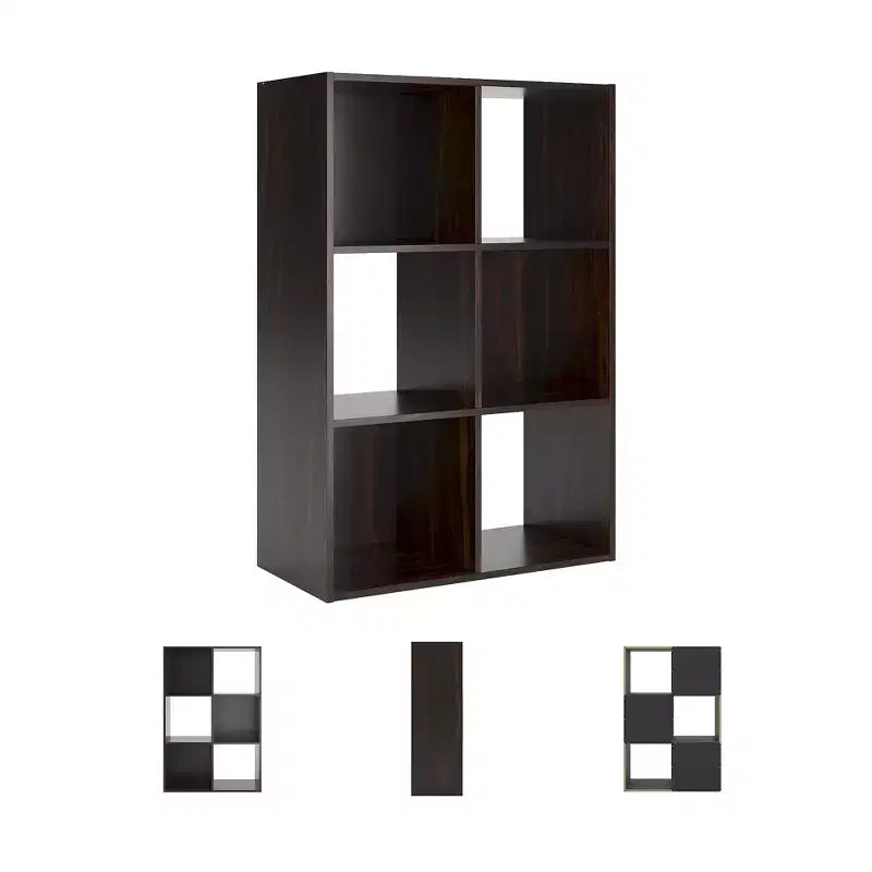 Organizzatore portaoggetti aperto a 6 cubi – Libreria versatile e mobile espositivo per ogni stanza