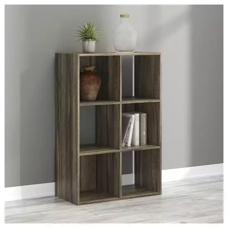 Organizzatore portaoggetti aperto a 6 cubi – Libreria versatile e mobile espositivo per ogni stanza