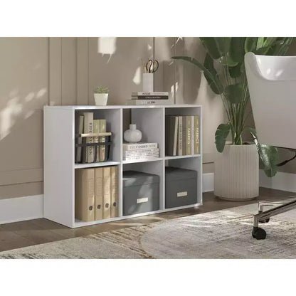 Organizzatore portaoggetti aperto a 6 cubi – Libreria versatile e mobile espositivo per ogni stanza