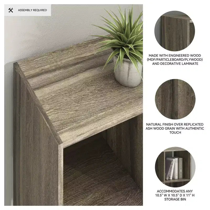 Organizzatore portaoggetti aperto a 6 cubi – Libreria versatile e mobile espositivo per ogni stanza