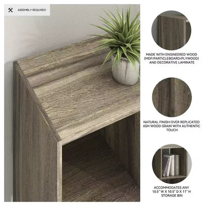 Organizzatore portaoggetti aperto a 6 cubi – Libreria versatile e mobile espositivo per ogni stanza