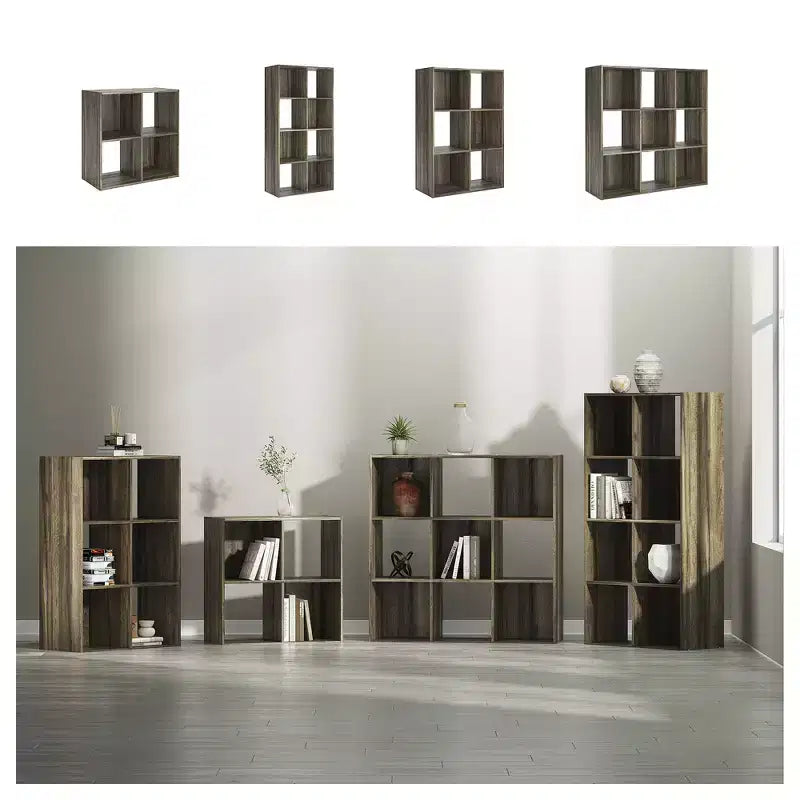 Organizzatore portaoggetti aperto a 6 cubi – Libreria versatile e mobile espositivo per ogni stanza