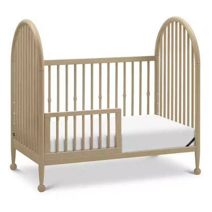 Culla convertibile 3 in 1 (con fusi) – Lettino per bambini e lettino da giorno, Legno massello, Cameretta