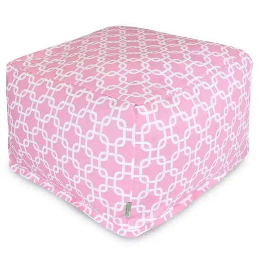 Majestic Home Goods,Ottoman Pouf Links Soft