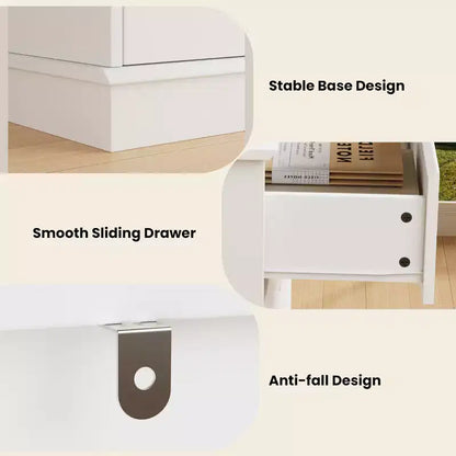 Cassettiera moderna per camera da letto con 8 cassetti, mobile contenitore in legno per armadioComò largo