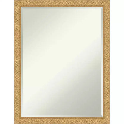 Amanti Art Lila Half-Inch-Bevel Wood Framed Bathroom Vanity Wall Mirror