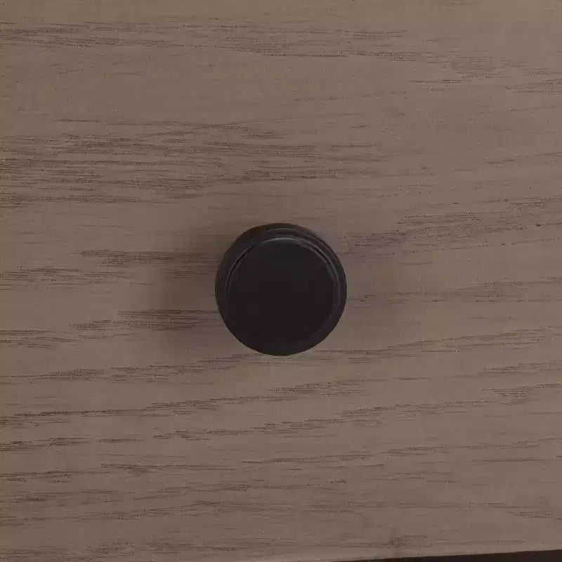 Comodino a 1 cassetto e 1 ripiano con finitura in impiallacciatura di legno e design moderno