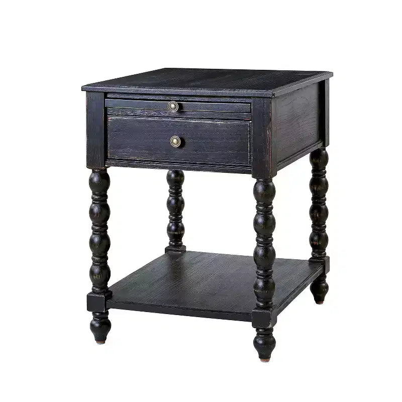 Tavolino da divano alto 66 cm con prese di ricarica integrate, vassoi estraibili e porte USB